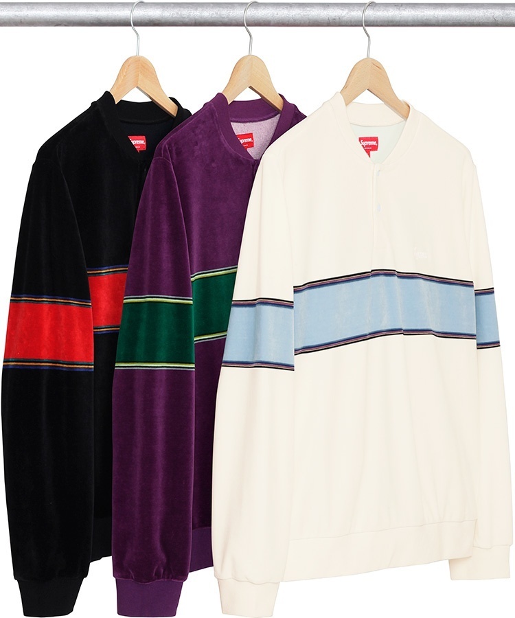 Velour Snap Henley